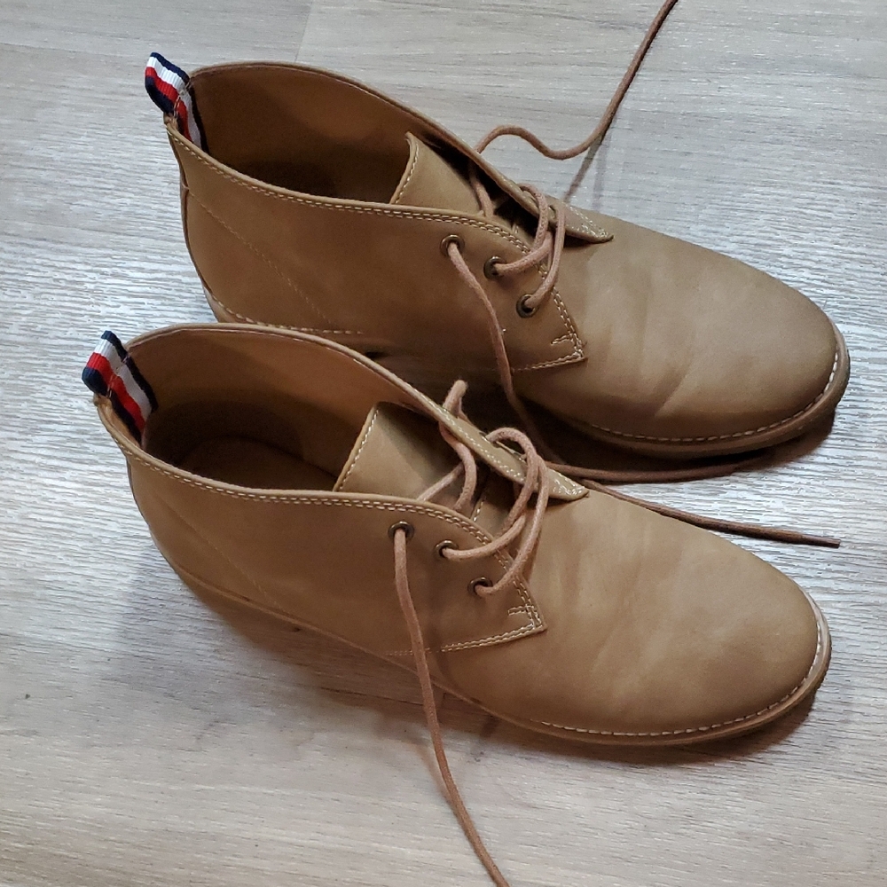 Tommy Hilfiger Tan Ankle Boots